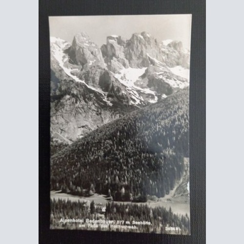 Ansichtskarte Alpenhotel Bodenbauer am Fuße des Hochschwab 650276 Ga E