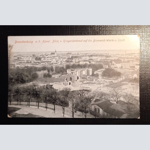 Brandenburg Blick Auf Die Bismarck Warte U.Stadt 055 Ga B