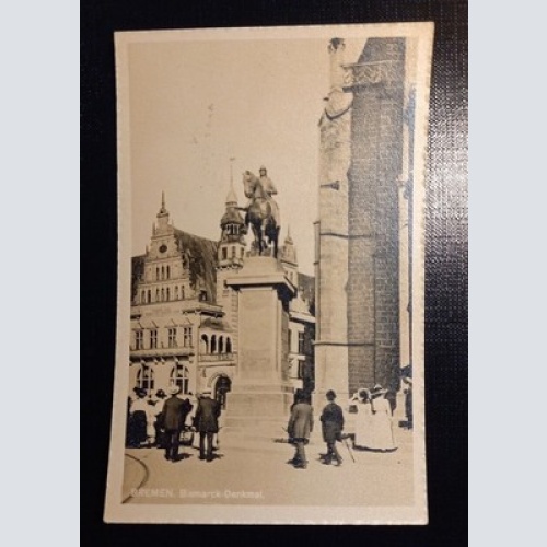 Ansichtskarte Bremen Bismarck Denkmal 070 Ga E