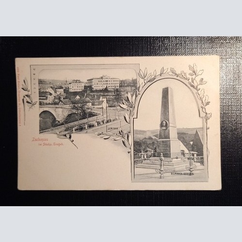 Zschopau Im Sächs.Erzgeb. Bismarckdenkmal 063 Ga B