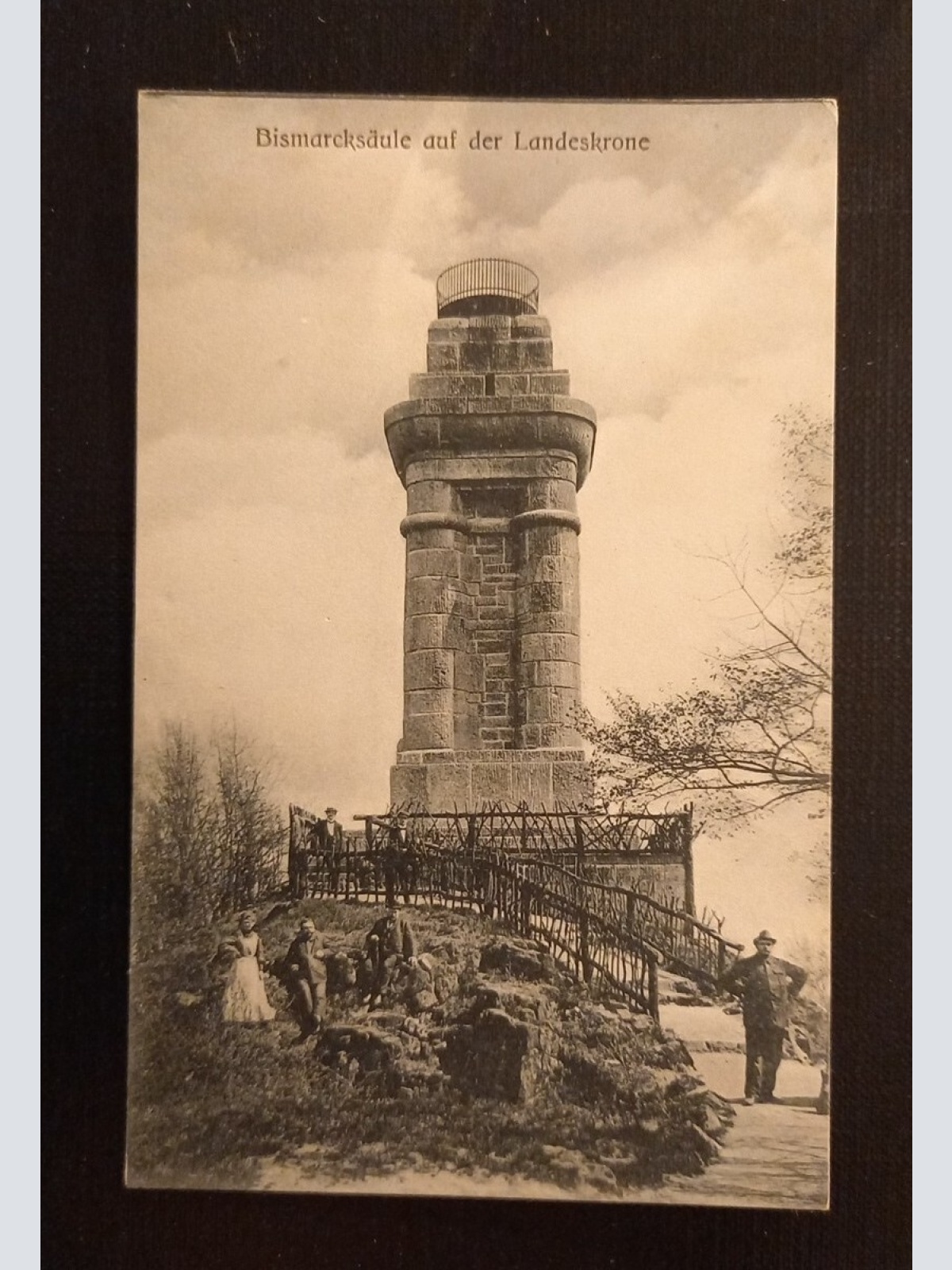 Bismarcksäule Auf Der Landeskrone 0137 Ga E