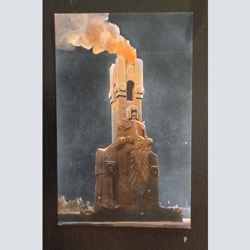 Köln a.Rh. Bismarcksäule Bei Festlicher Beleuchtung 0146 Ga E