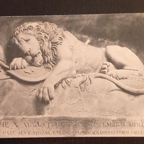 Luzern Löwendenkmal 426 Ga E