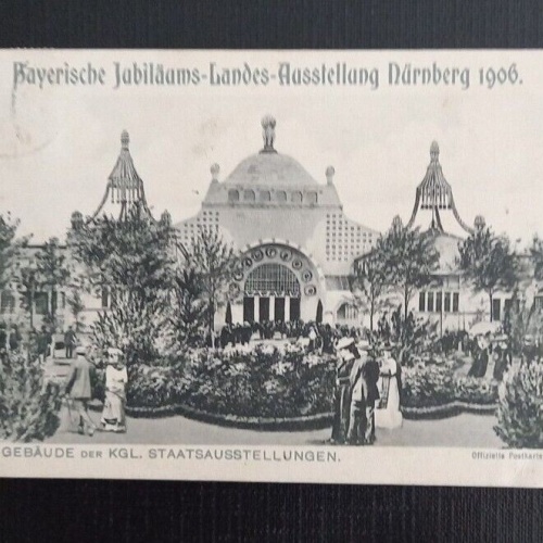 Ansichtskarte Bayrern Jubiläums Landes Ausstellung Dürnberg 1906. 0126 Ga E