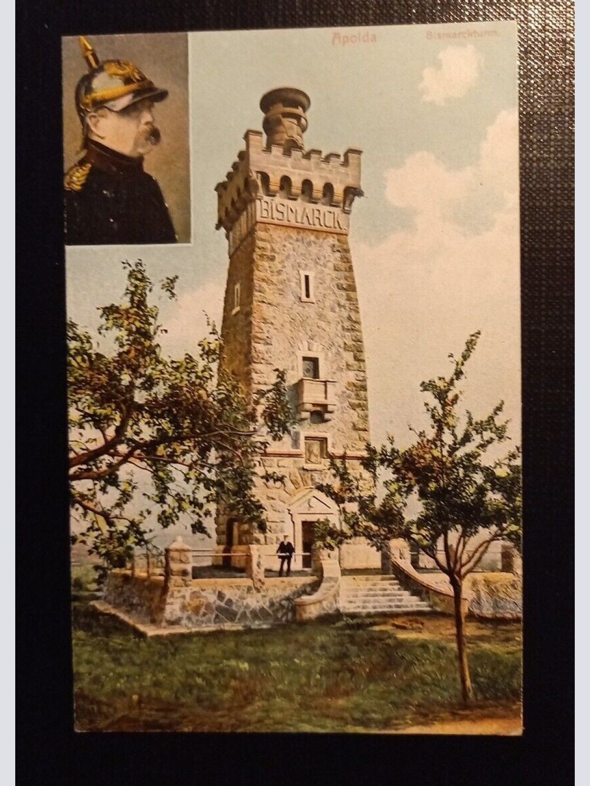 Ansichtskarte Thüringen Apolda Bismarckturm 081 Ga E