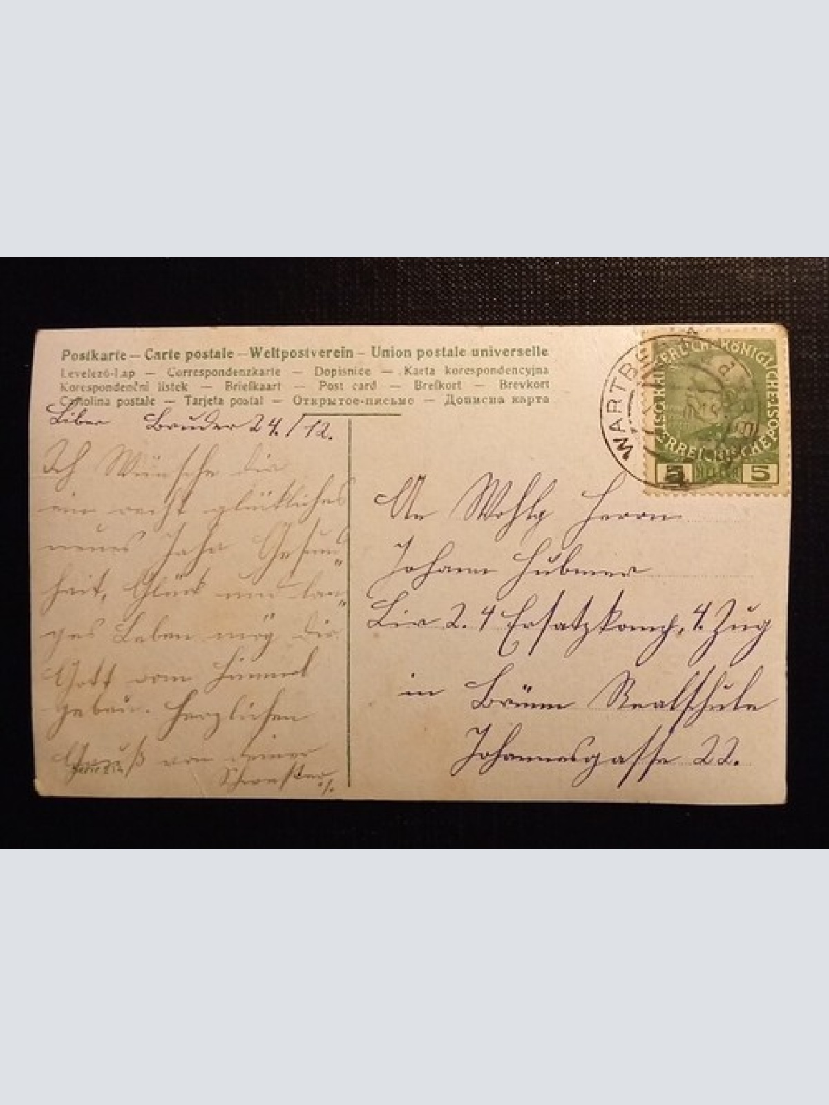 Glückliches Neujahr Uhr Pilze Klee 650443 Ga E