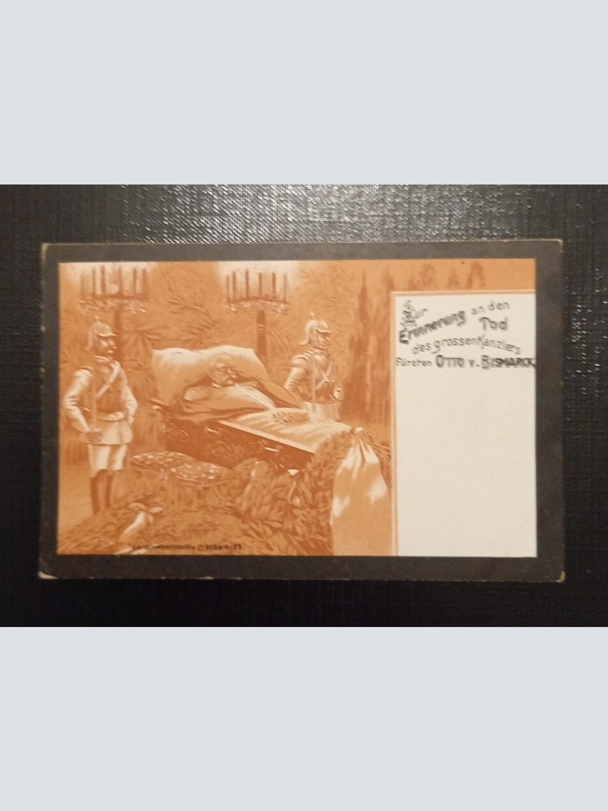Zur Erinnerung an den Tod des großen Kanzlers Fürsten Otto v.Bismarck 0129 Ga E