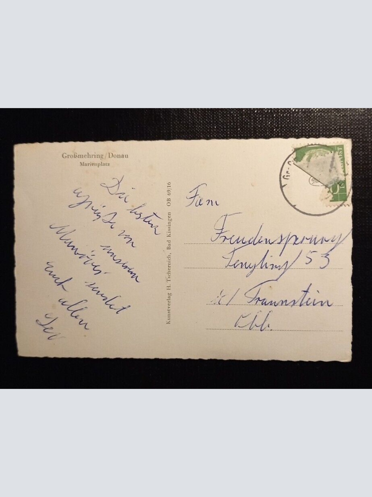 Großmehring Donau Marienplatz 456 Ga E