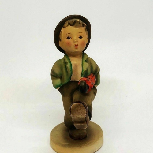 Hummelfigur um 1960 heimkehr 109/0 ca. 13 cm alter bienenstempel 50012