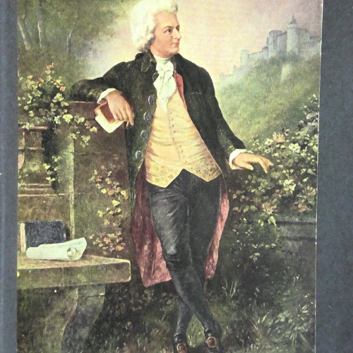 Mozart nach dem Gemälde Val. Janschek Stieglkeller Salzburg JW 165579