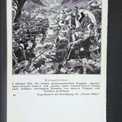 Kriegsbilder montenegrinische Brigaden Österreichische Armee JW 65471