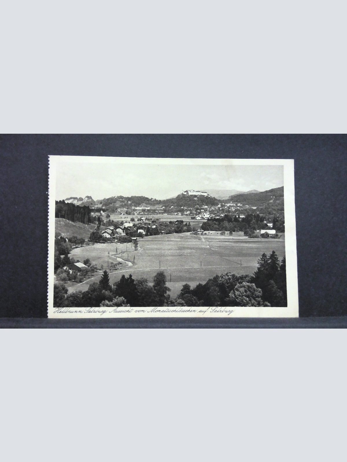 Hellbrunn Salzburg Aussicht vom Mozartschlösschen Festung JW 600736A