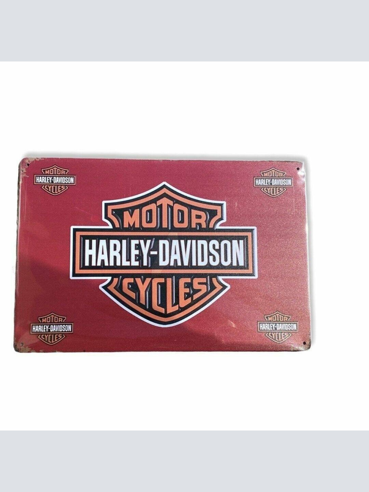 Nostalgie vintage retro harley davidson blech 30x20 167592