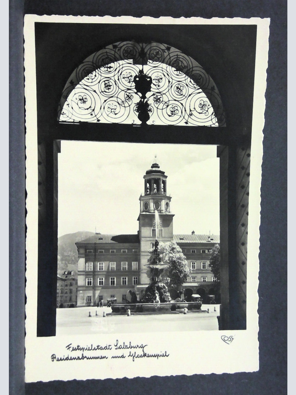 Festspielstadt Salzburg Residenzbrunnen und Glockenspiel JW 165616