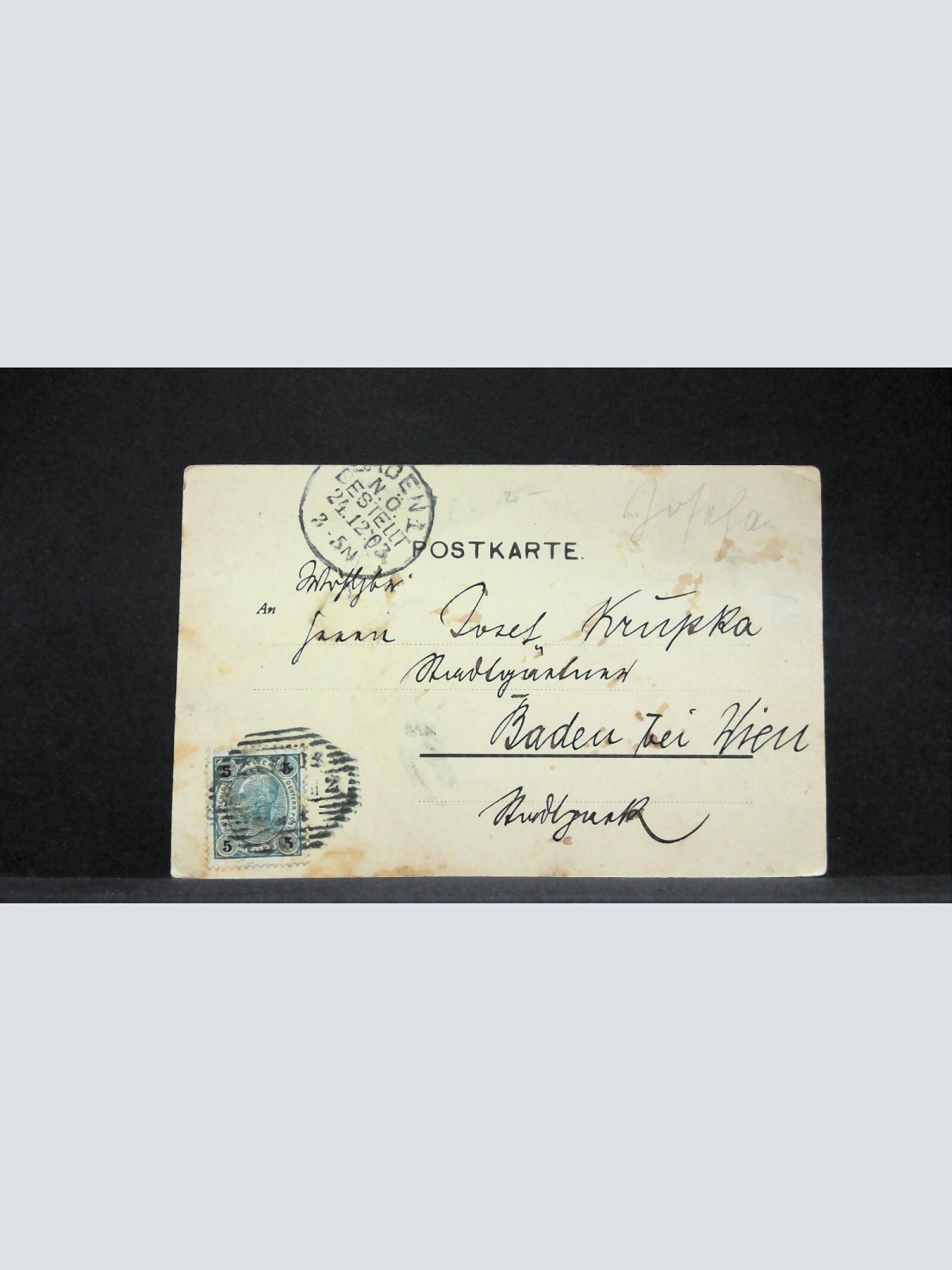 K&K Staats-Gewerbeschule Salzburg Festung Hohensalzburg JW 74301