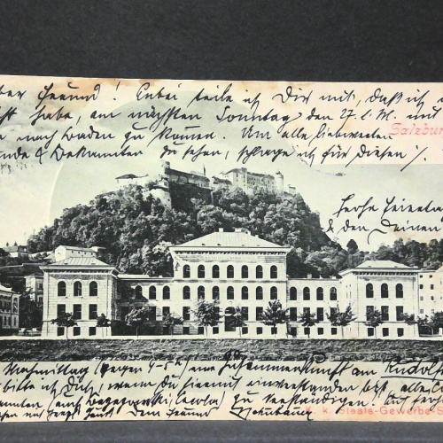 K&K Staats-Gewerbeschule Salzburg Festung Hohensalzburg JW 74301