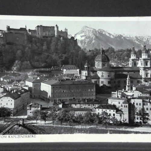 Salzburg vom Kapuzinerberg mit Festung Berge JW 165600