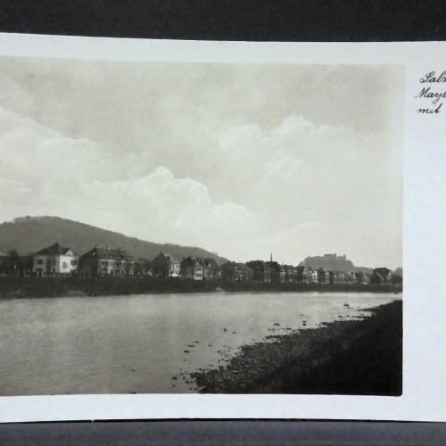 Salzburg Mayburgerkai mit Festung JW 5606