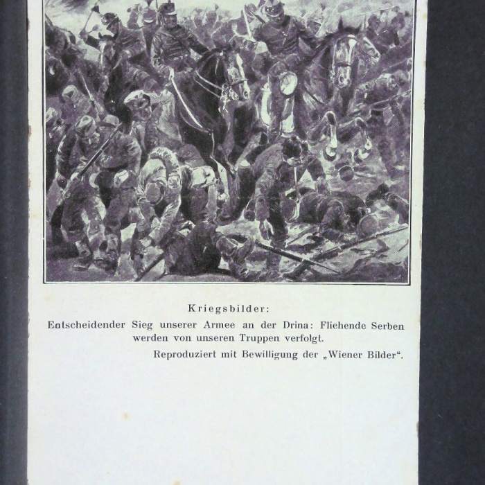 Kriegsbilder Sieg bei Drina Österreichische Armee JW 165444