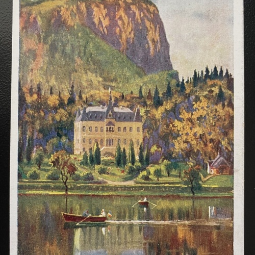Bled See Schloss Krajlev Grad Ruderboot R.Marčić Berg Slowenien 402489 TH A
