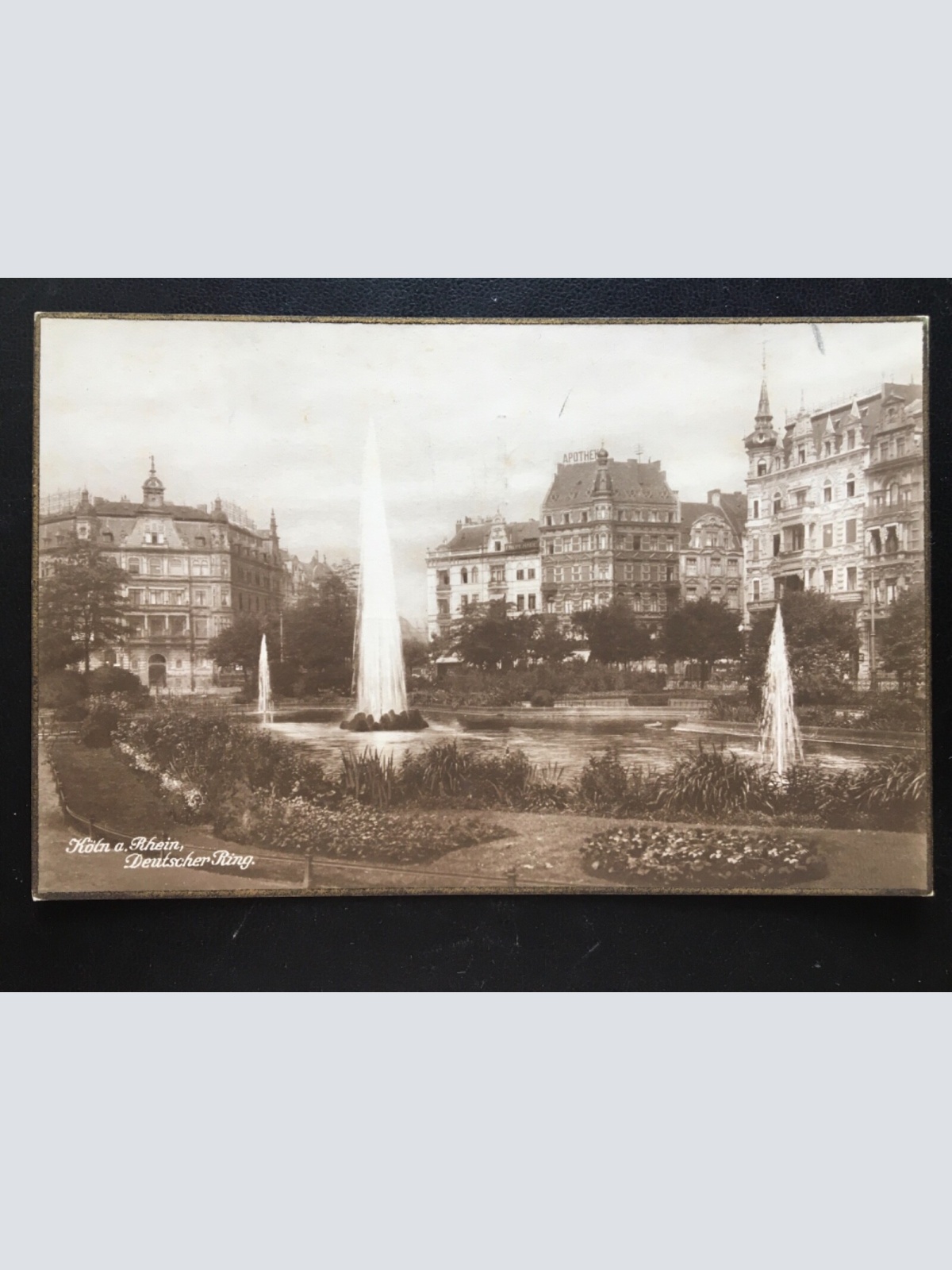 Köln am Rhein - Deutscher Ring - Springbrunnen Park 170029 TH