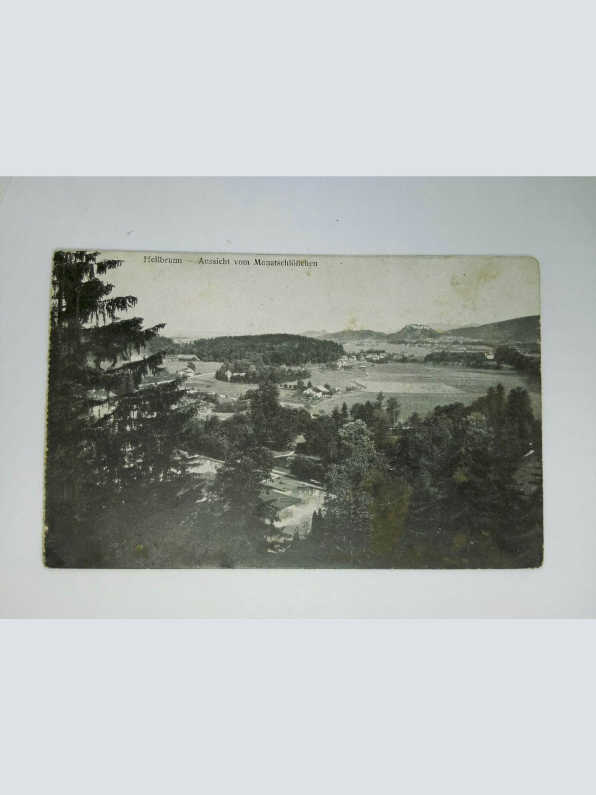 Hellbrunn Aussicht vom Monatschlösschen 80043