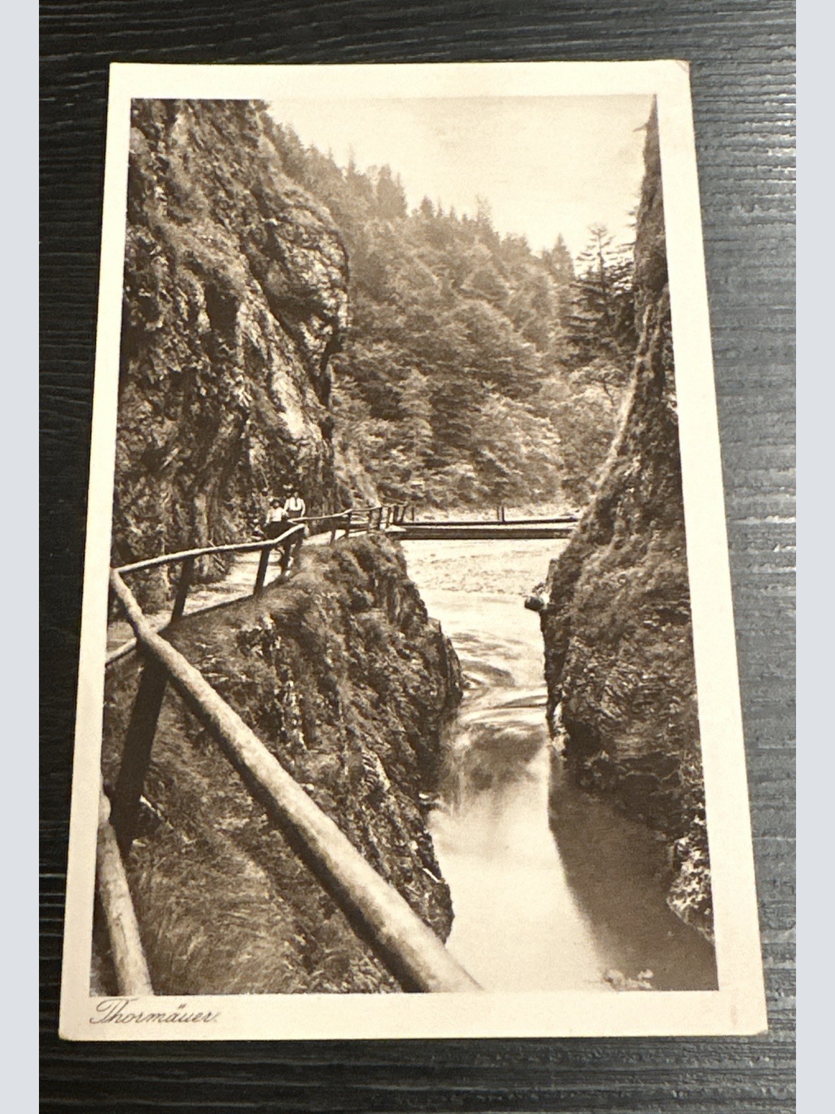 Ansichtskarte Gaming Thormäuer Klamm Wanderer Niederösterreich 6345894 J