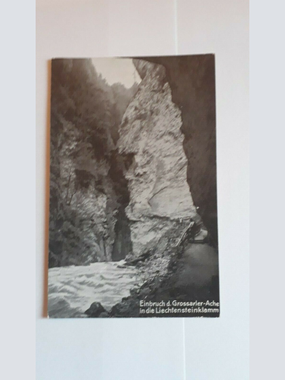 Einbruch d. Grossarler-Ache in die Lichtensteinklamm 25010