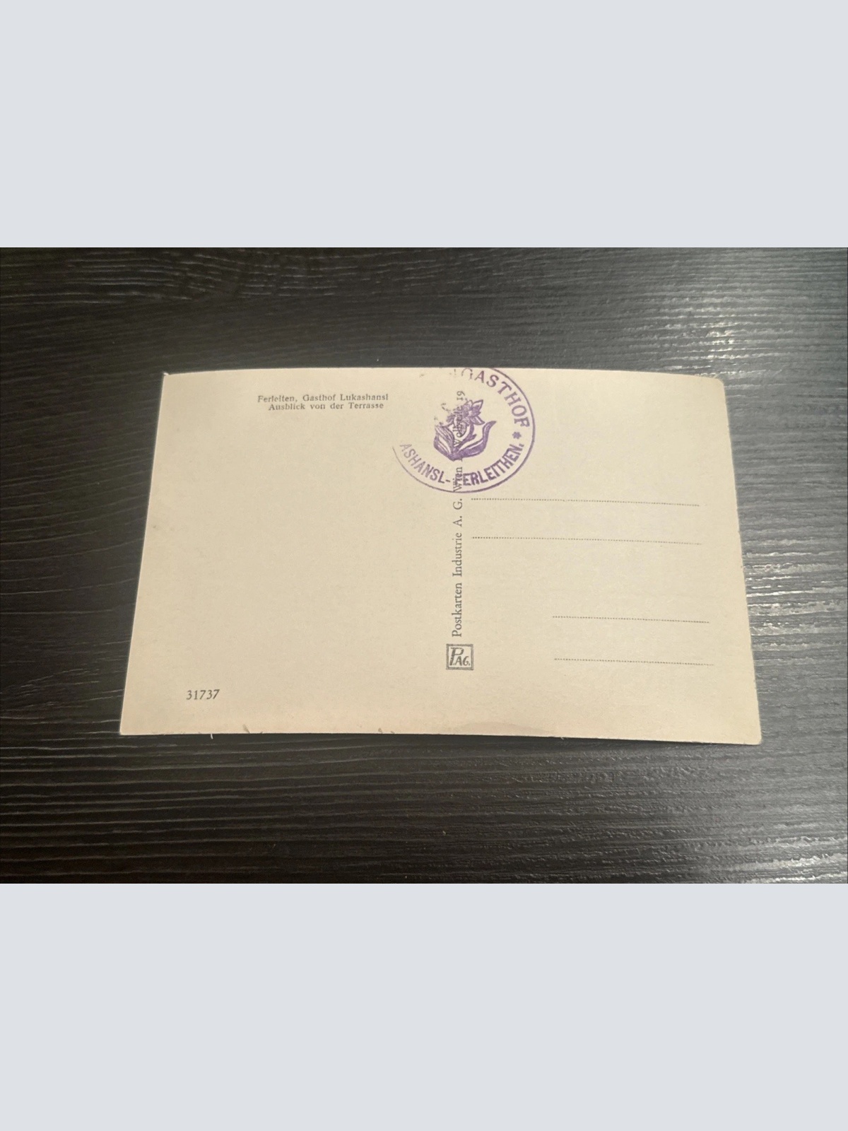 Ansichtskarte Ferleiten Alpengasthof Lukushansl 1926 Ausblick Terrasse 6345893 J