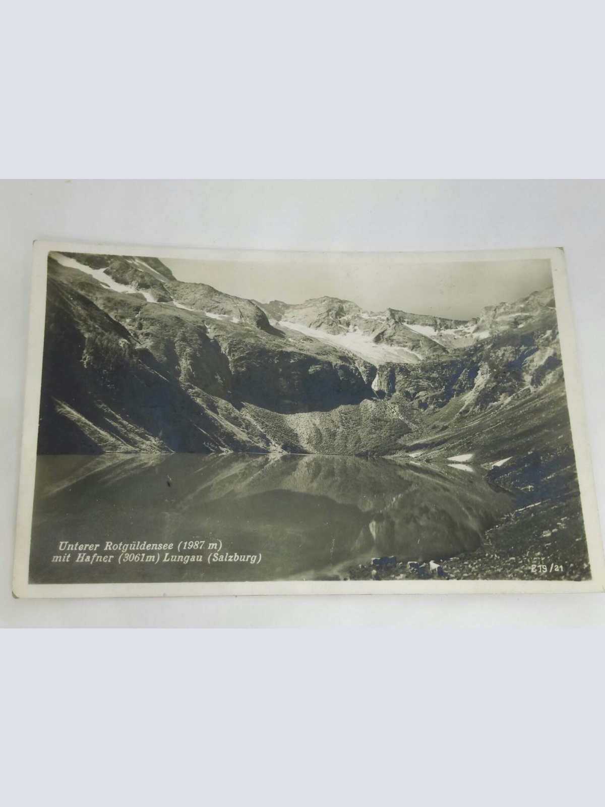 Unterer Rotgüldensee (1987m) mit Hafner (3061m) Lungau 80035