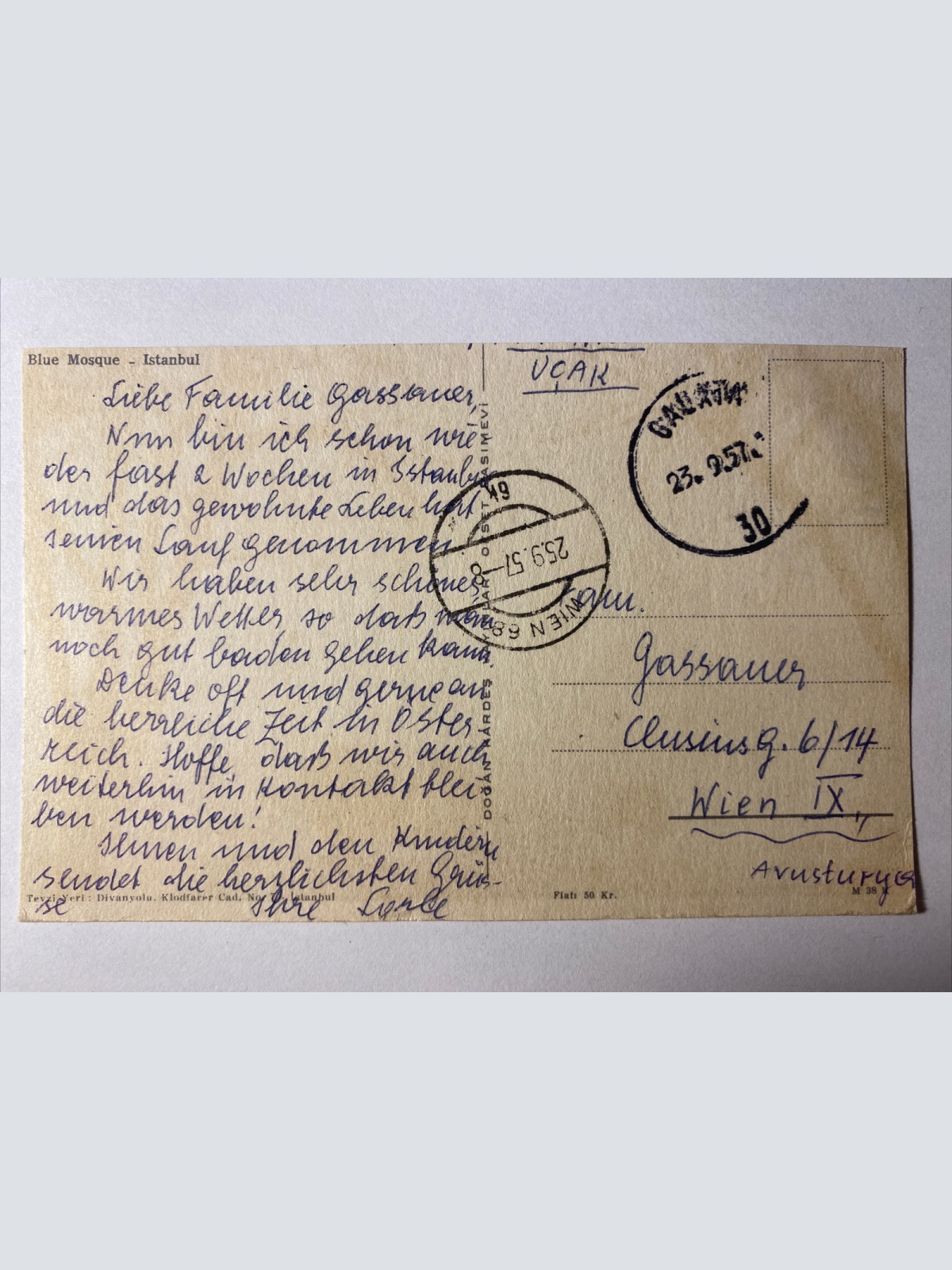 Blaue Moschee, Istanbul, Türkei 400560 AH A