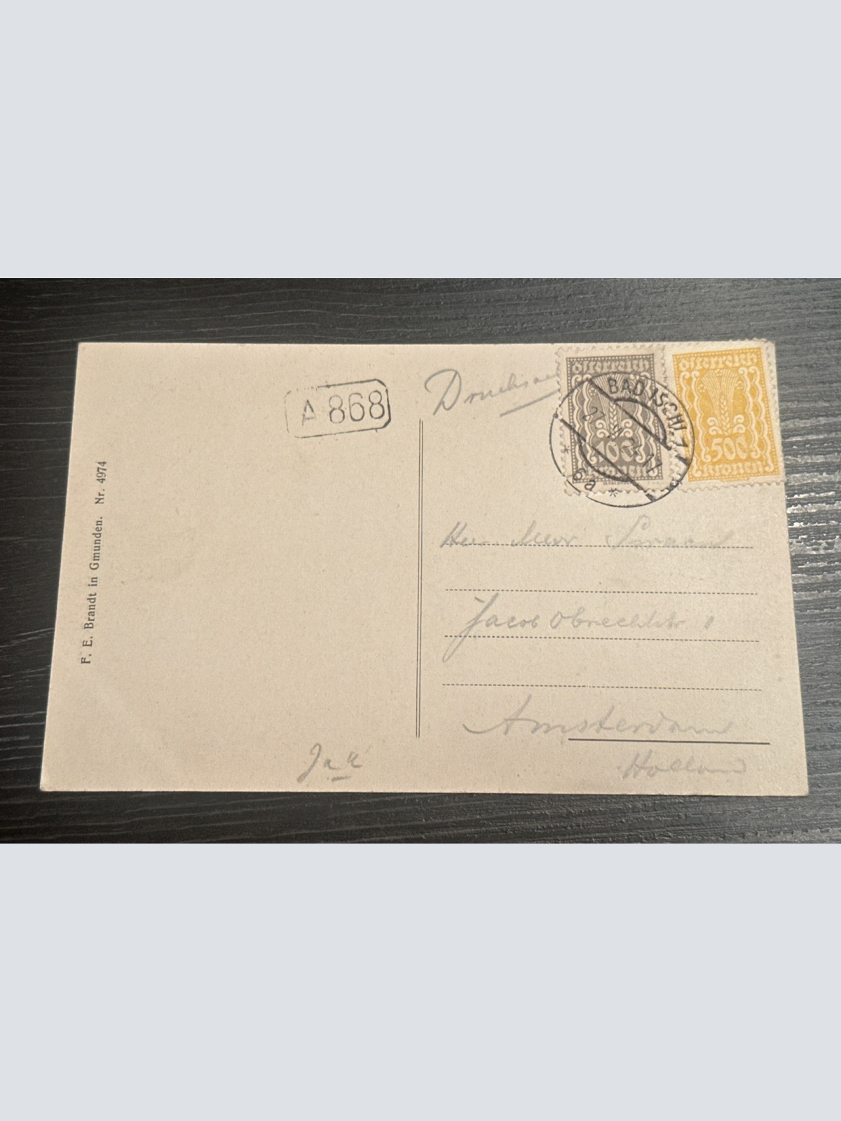 Ansichtskarte Bad Ischl Kreuzplatz Theater 6345891 J