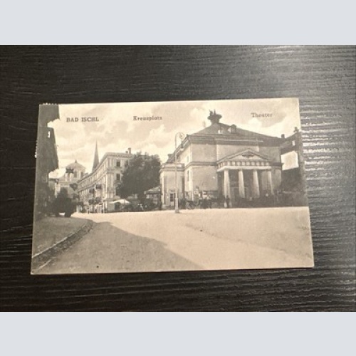 Ansichtskarte Bad Ischl Kreuzplatz Theater 6345891 J