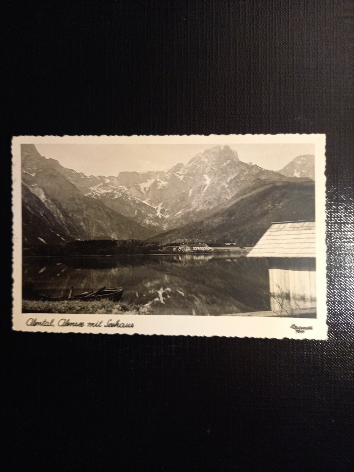 Almtal, Almsee mit Seehaus 402804 gr C