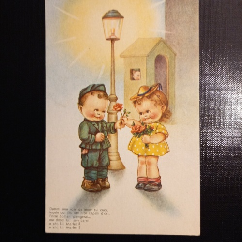 Mädchen und Bub Glückwunschkarte 402284 gr