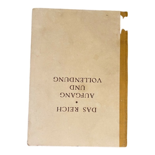 Otto Westphal DAS REICH AUFGANG UND VOLLENDUNG. MIT KARTE SEHR GUTER ZUSTAND!