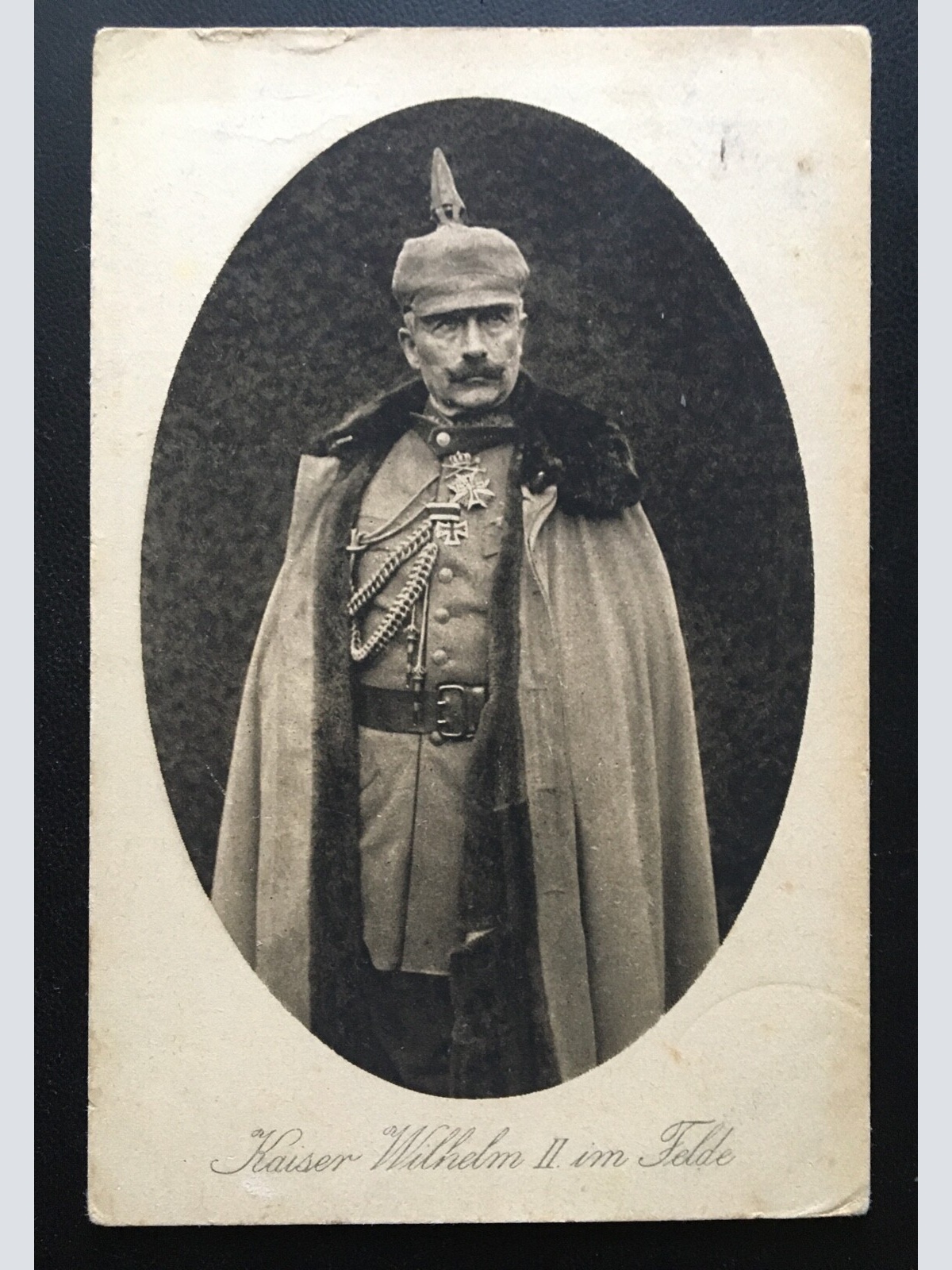 Kaiser Wilhelm II. im Felde - Porträt - Soldaten Militär Krieg 400613 TH SH1