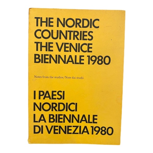 305 BIENNALE DI VENEZIA THE NORDIC COUNTRIES. THE VENICE BIENNALE 1980.