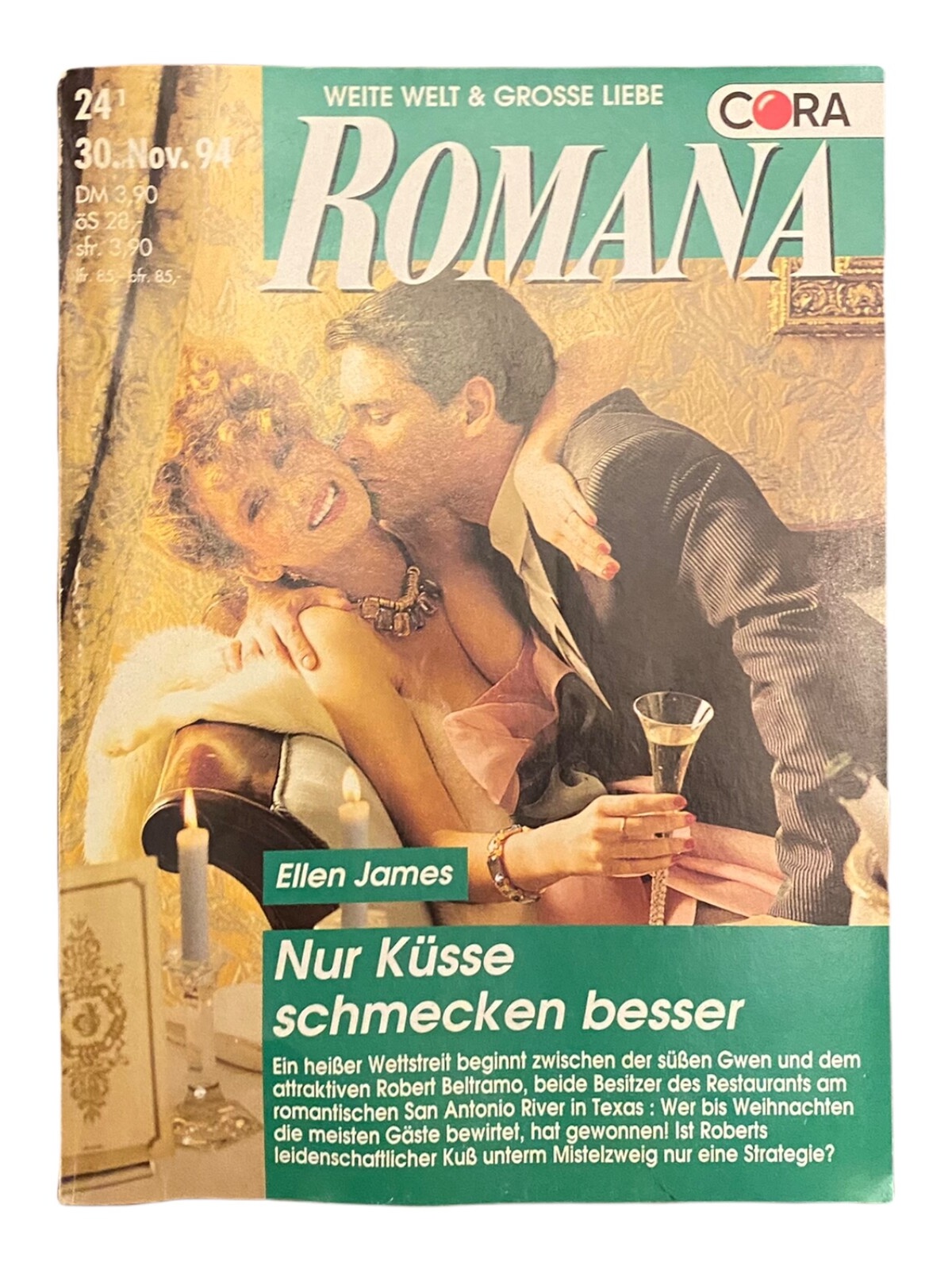 793 Ellen James NUR KÜSSE SCHMECKEN BESSER Roman SEHR GUTER ZUSTAND!