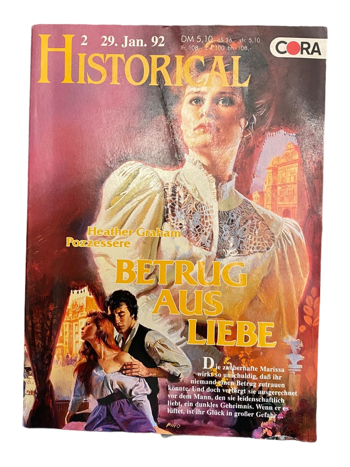 836 Heather Graham HISTORICAL - BETRUG AUS LIEBE HISTORISCHER ROMAN