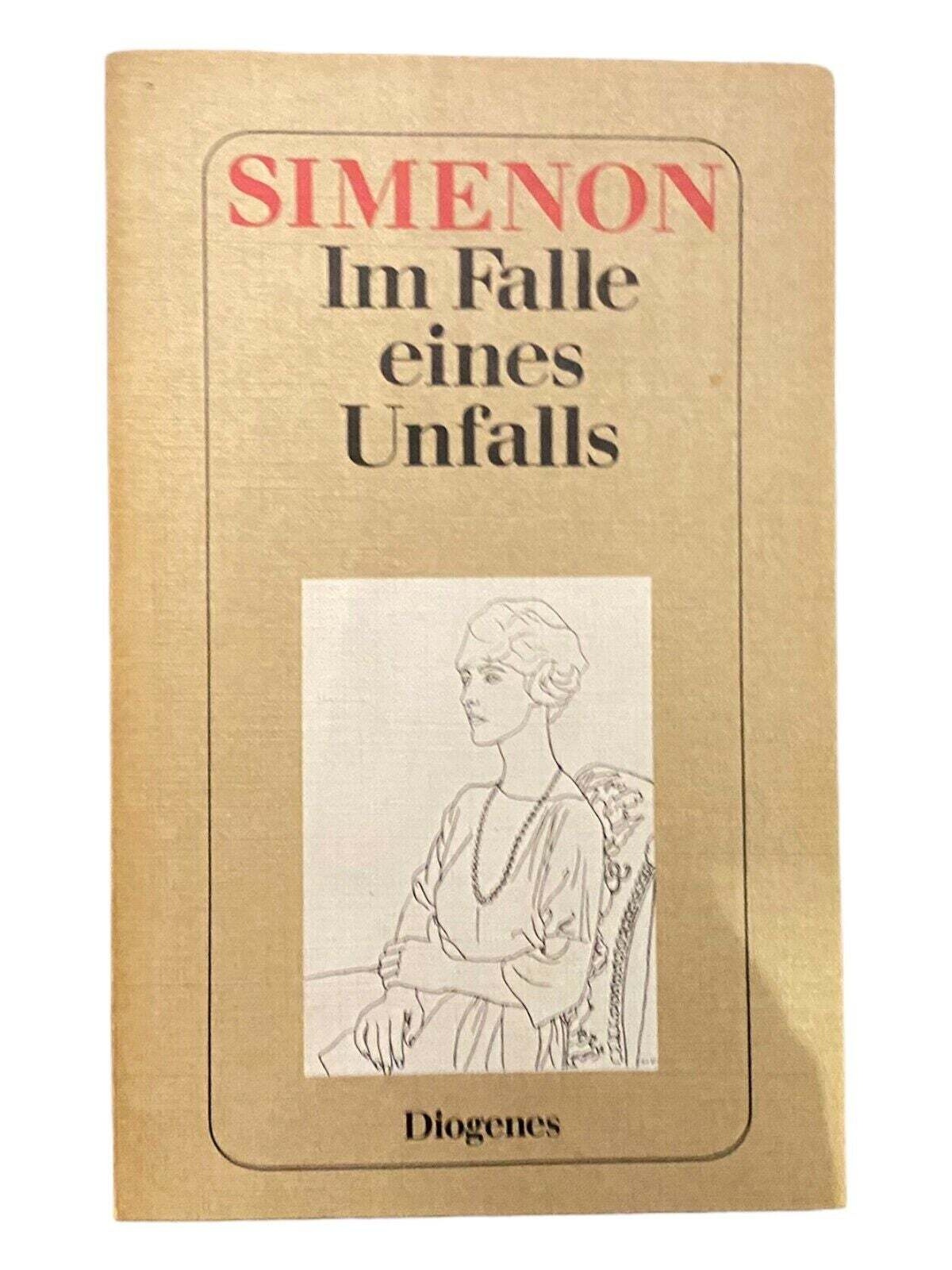1008 Georges Simenon IM FALLE EINES UNFALLS DIOGENES ESOTERIK