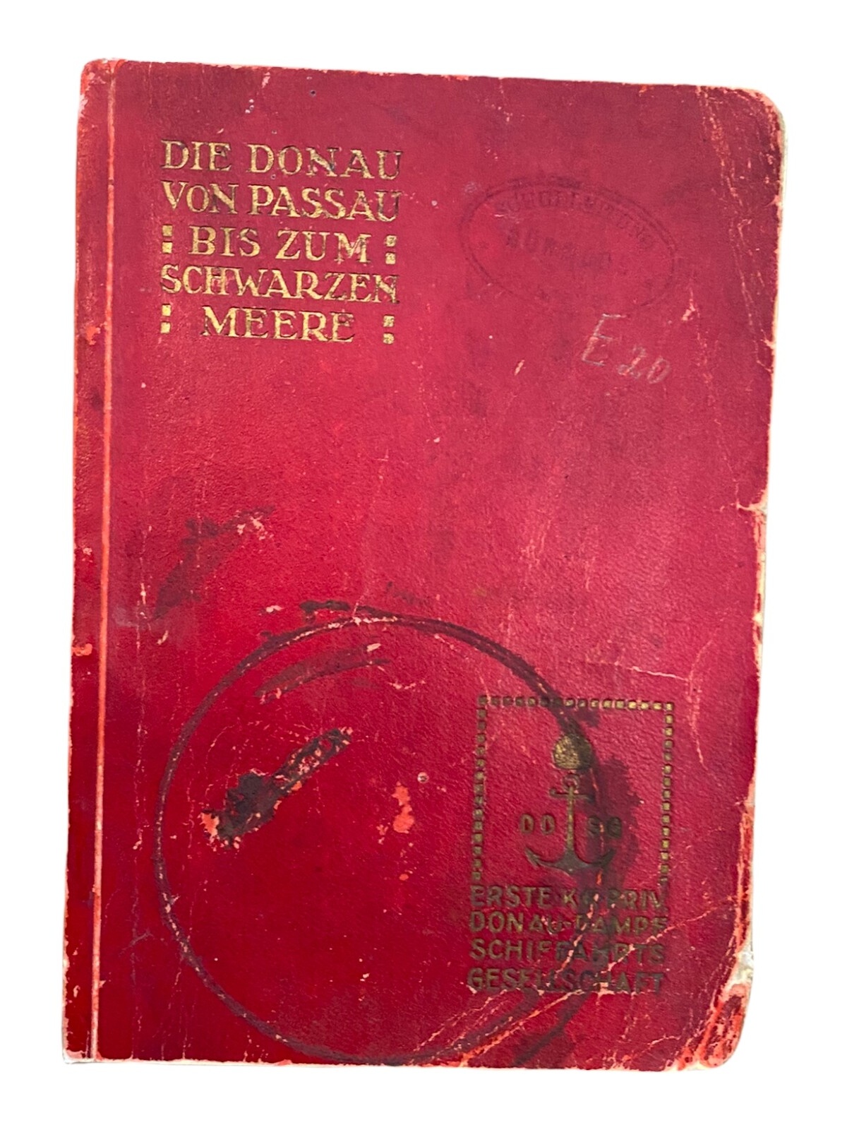 1195 Erste KK Priv. Donau-Dampf Schifffahrts Gesellschaft DIE DONAU VON PASSAU..