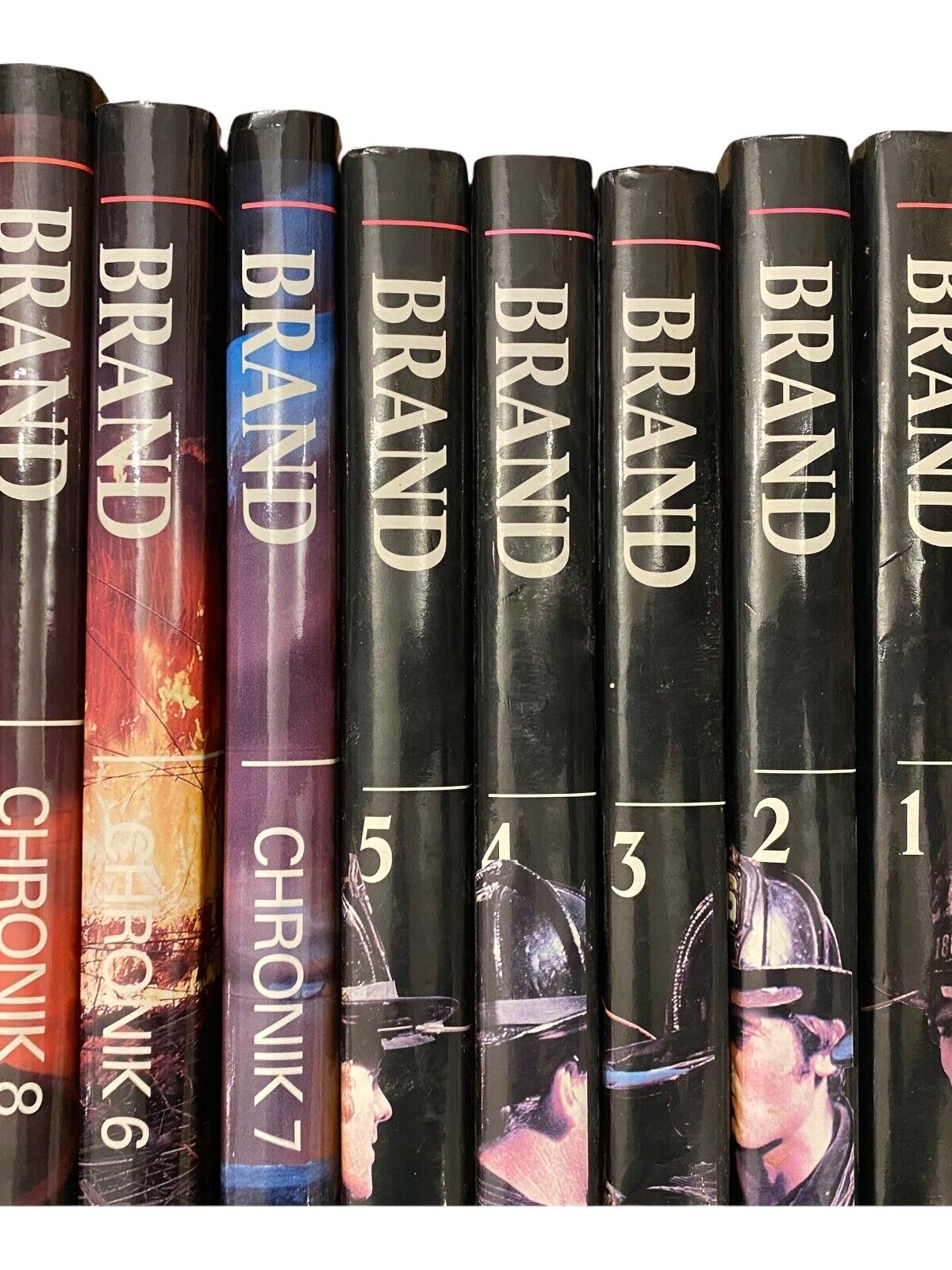 1299 Wolfgang Jendsch BRAND DIE FEUERWEHREN DER WELT Chronik 1 -8 HC