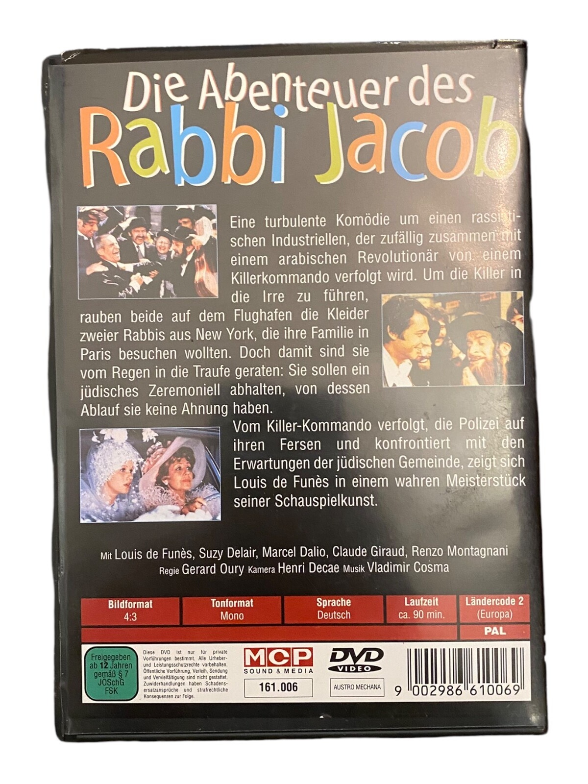 1480 MCP DIE ABENTEUER DES RABBI JACOB HC FILM KOMÖDIE