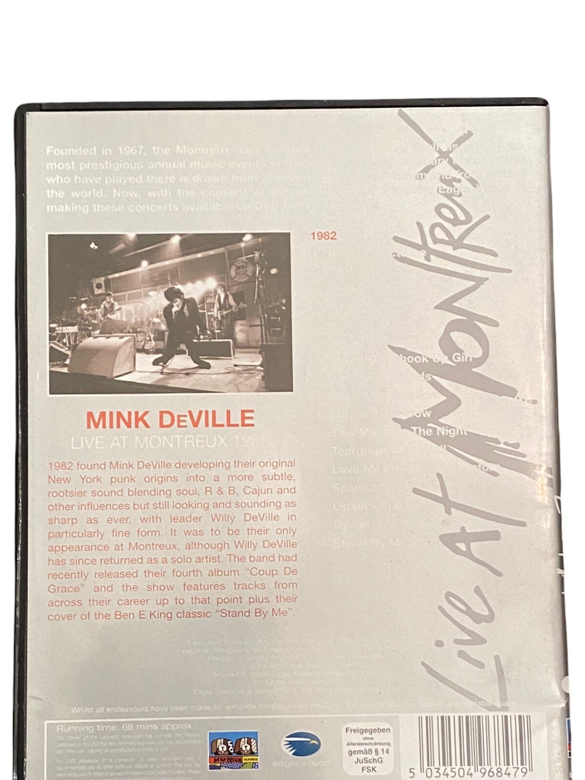1519 Eagle Rock Entertainment Ltd. MINK DE VILLE- LIVE AT MONTREUX 1982 HC