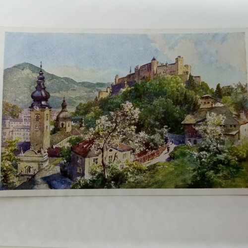 Salzburg vom Mönchsberg Hohensalzburg von der Richterhöhe 80071