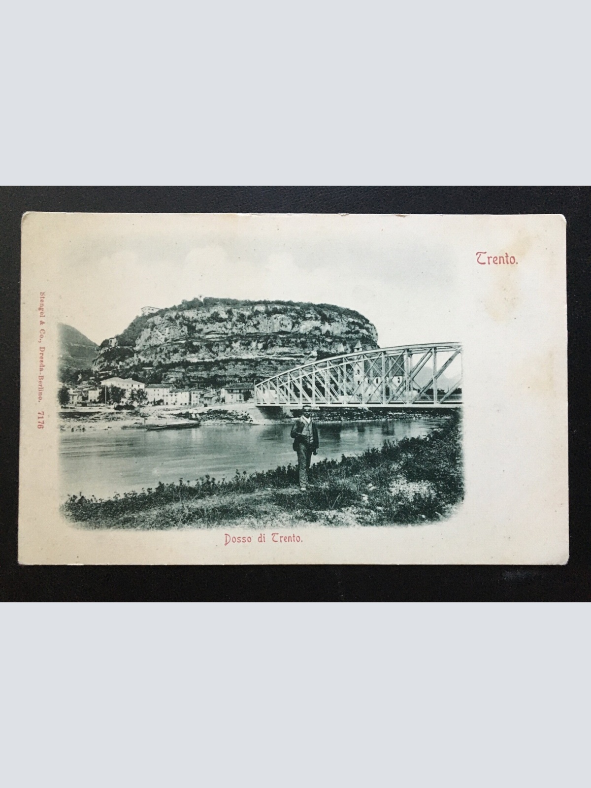 Trento - Dosso di Trento - Blick auf Ort & Berg - Südtirol Italien 400698 TH A