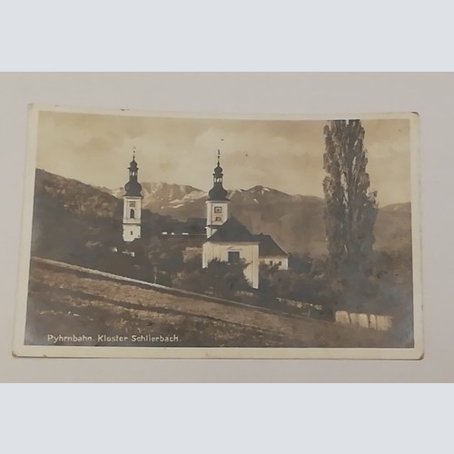 Oberösterreich Pyhrnbahn Kloster Schlierbach Kirche Hang Pappel 600712A tl