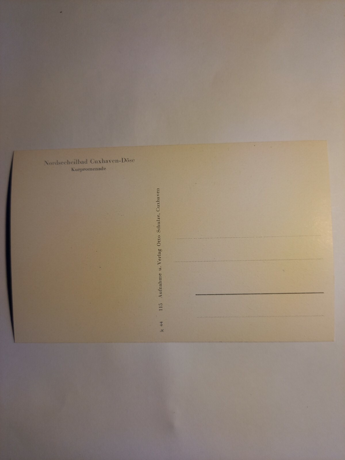 Nordseebad Cuxhaven Döse 40009 GR