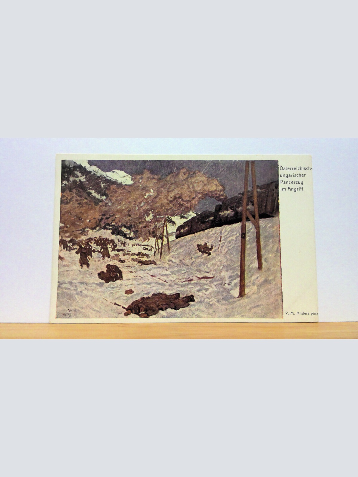 I. WK Österreichisch-Ungarischer Panzerzug KuK Angriff Rotes Kreuz Nr. 234 50372